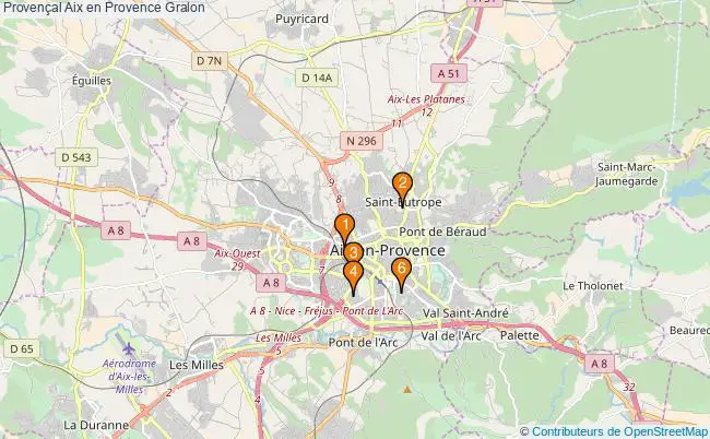 plan Provençal Aix en Provence Associations Provençal Aix en Provence : 8 associations