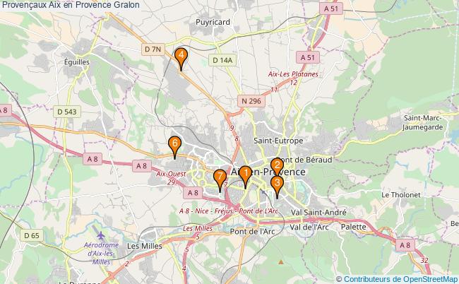 plan Provençaux Aix en Provence Associations Provençaux Aix en Provence : 7 associations