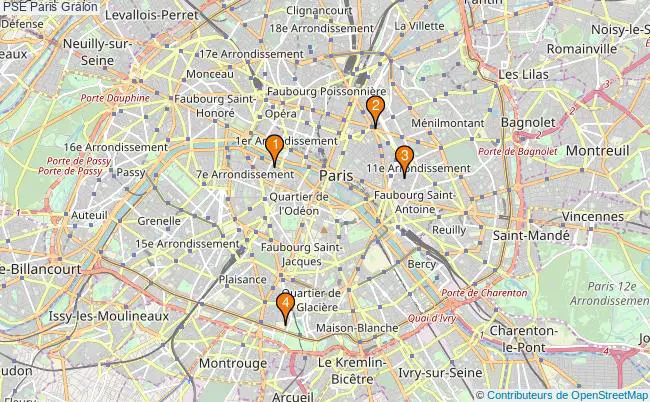 plan PSE Paris Associations PSE Paris : 5 associations