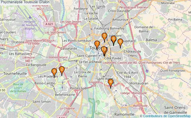 plan Psychanalyse Toulouse Associations psychanalyse Toulouse : 9 associations