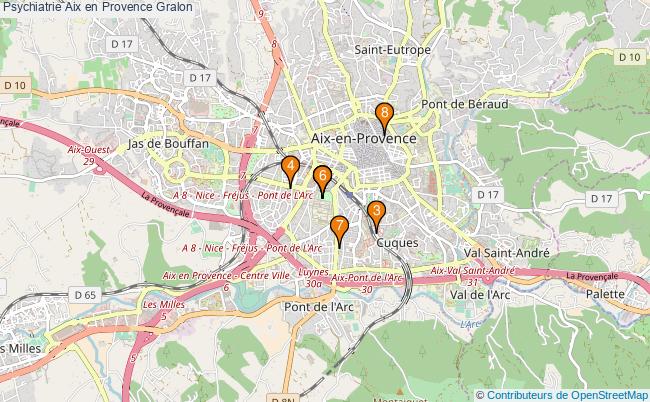 plan Psychiatrie Aix en Provence Associations psychiatrie Aix en Provence : 8 associations