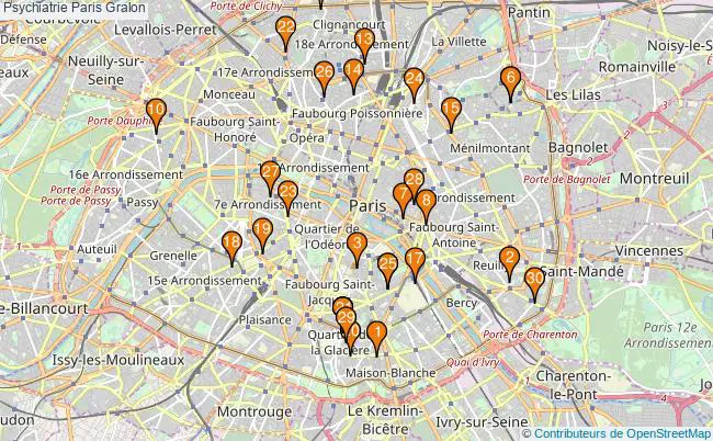 plan Psychiatrie Paris Associations psychiatrie Paris : 88 associations