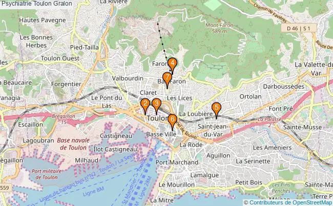plan Psychiatrie Toulon Associations psychiatrie Toulon : 6 associations