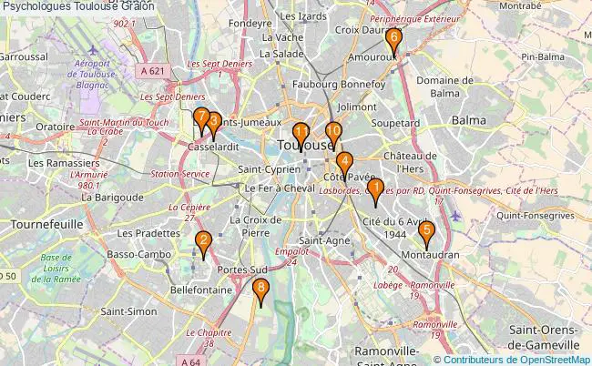 plan Psychologues Toulouse Associations psychologues Toulouse : 12 associations