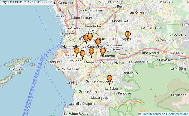 plan Psychomotricité Marseille Associations psychomotricité Marseille : 13 associations