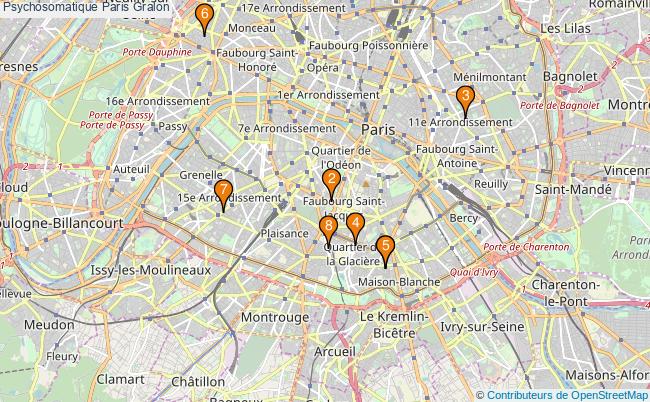 plan Psychosomatique Paris Associations psychosomatique Paris : 8 associations