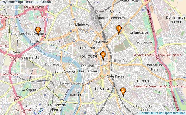 plan Psychothérapie Toulouse Associations psychothérapie Toulouse : 5 associations