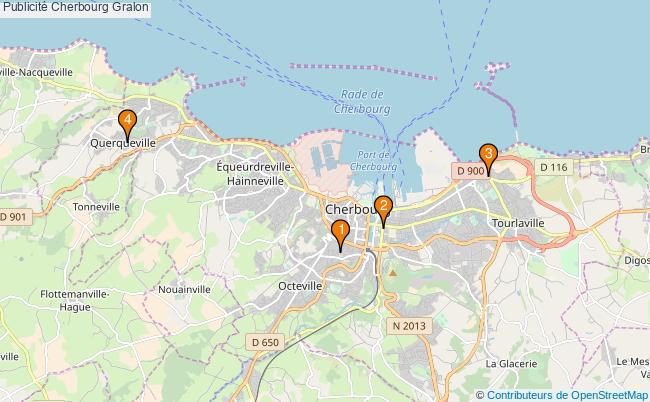 plan Publicité Cherbourg Associations publicité Cherbourg : 4 associations