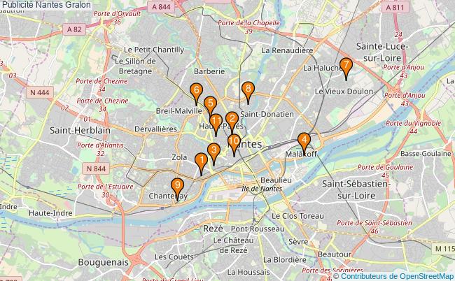 plan Publicité Nantes Associations publicité Nantes : 18 associations