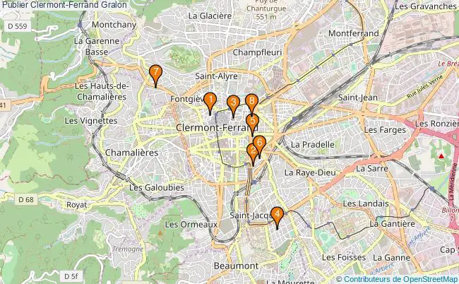 plan Publier Clermont-Ferrand Associations Publier Clermont-Ferrand : 9 associations