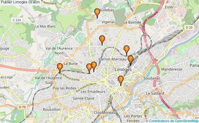 plan Publier Limoges Associations Publier Limoges : 7 associations