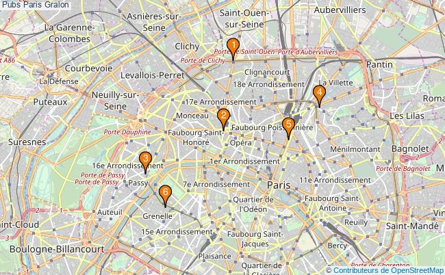 plan Pubs Paris Associations pubs Paris : 7 associations
