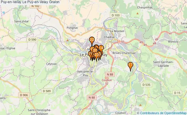 plan Puy-en-Velay Le Puy-en-Velay Associations Puy-en-Velay Le Puy-en-Velay : 27 associations