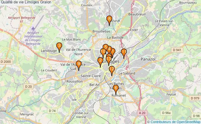 plan Qualité de vie Limoges Associations Qualité de vie Limoges : 16 associations