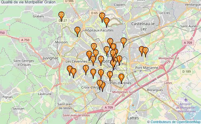plan Qualité de vie Montpellier Associations Qualité de vie Montpellier : 54 associations