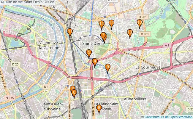 plan Qualité de vie Saint-Denis Associations Qualité de vie Saint-Denis : 19 associations