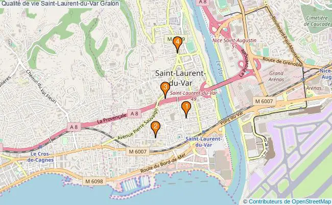 plan Qualité de vie Saint-Laurent-du-Var Associations Qualité de vie Saint-Laurent-du-Var : 4 associations