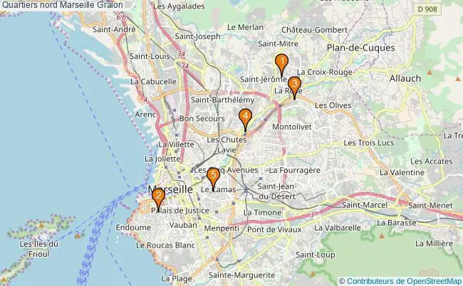 plan Quartiers nord Marseille Associations quartiers nord Marseille : 7 associations