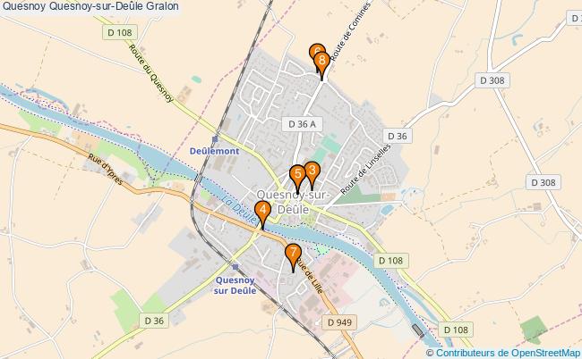 plan Quesnoy Quesnoy-sur-Deûle Associations quesnoy Quesnoy-sur-Deûle : 9 associations