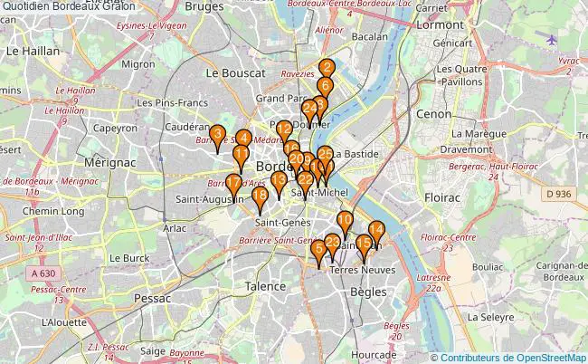 plan Quotidien Bordeaux Associations Quotidien Bordeaux : 22 associations