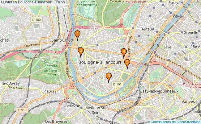 plan Quotidien Boulogne-Billancourt Associations Quotidien Boulogne-Billancourt : 5 associations