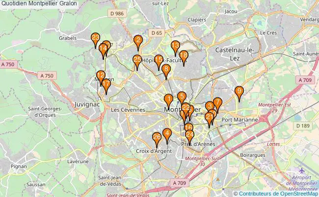plan Quotidien Montpellier Associations Quotidien Montpellier : 28 associations