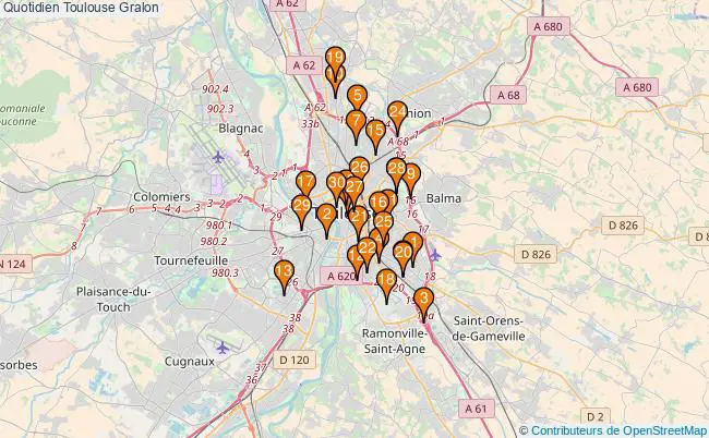 plan Quotidien Toulouse Associations Quotidien Toulouse : 47 associations