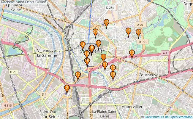 plan Racisme Saint-Denis Associations racisme Saint-Denis : 20 associations