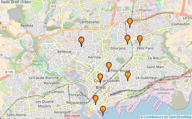 plan Radio Brest Associations radio Brest : 17 associations