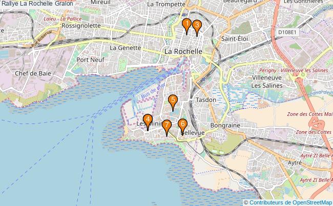 plan Rallye La Rochelle Associations rallye La Rochelle : 10 associations