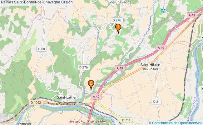 plan Rallyes Saint-Bonnet-de-Chavagne Associations rallyes Saint-Bonnet-de-Chavagne : 2 associations