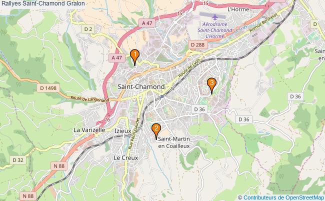 plan Rallyes Saint-Chamond Associations rallyes Saint-Chamond : 4 associations