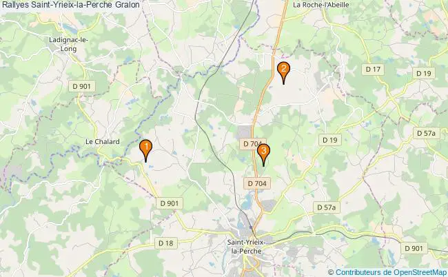 plan Rallyes Saint-Yrieix-la-Perche Associations rallyes Saint-Yrieix-la-Perche : 3 associations