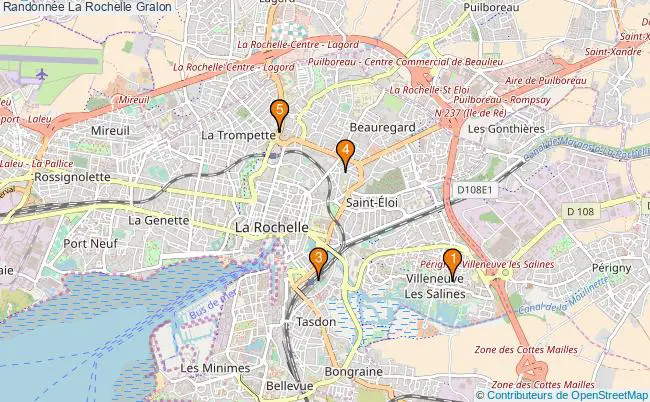 plan Randonnée La Rochelle Associations randonnée La Rochelle : 6 associations