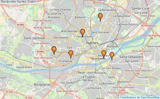 plan Randonnée Nantes Associations randonnée Nantes : 7 associations