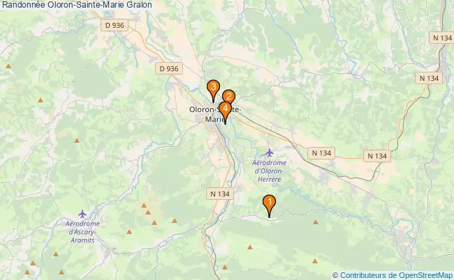 plan Randonnée Oloron-Sainte-Marie Associations randonnée Oloron-Sainte-Marie : 5 associations