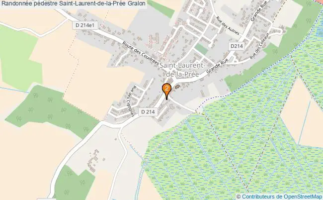 plan Randonnée pédestre Saint-Laurent-de-la-Prée Associations Randonnée pédestre Saint-Laurent-de-la-Prée : 1 associations