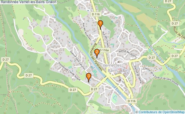 plan Randonnée Vernet-les-Bains Associations randonnée Vernet-les-Bains : 3 associations