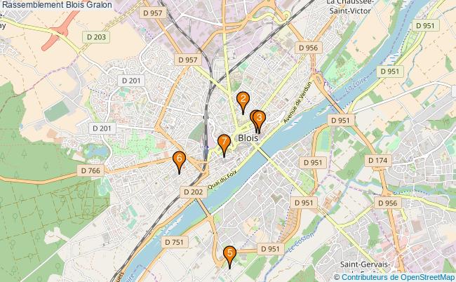 plan Rassemblement Blois Associations Rassemblement Blois : 8 associations