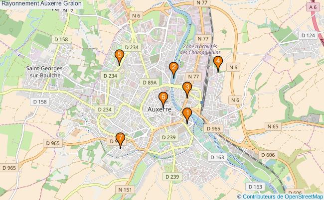 plan Rayonnement Auxerre Associations Rayonnement Auxerre : 7 associations