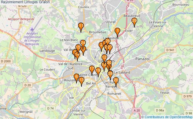 plan Rayonnement Limoges Associations Rayonnement Limoges : 40 associations