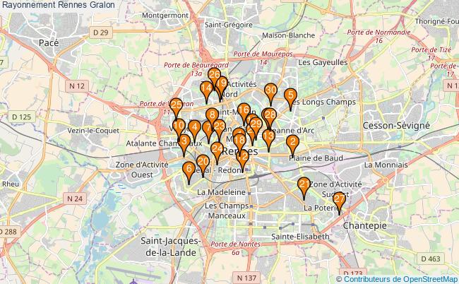 plan Rayonnement Rennes Associations Rayonnement Rennes : 42 associations