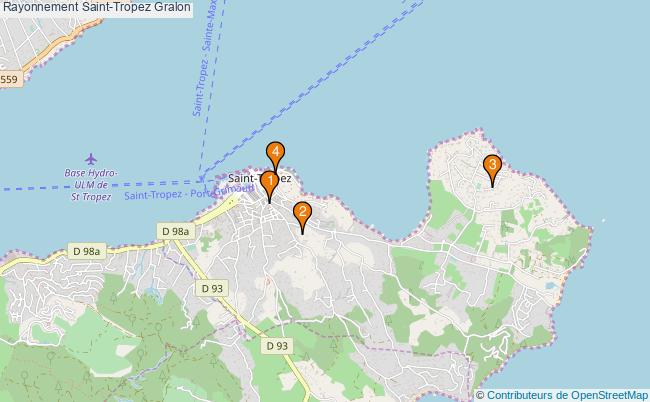 plan Rayonnement Saint-Tropez Associations Rayonnement Saint-Tropez : 6 associations