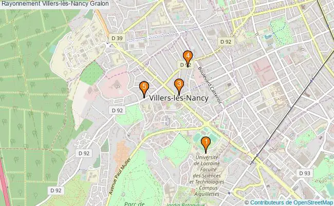 plan Rayonnement Villers-lès-Nancy Associations Rayonnement Villers-lès-Nancy : 5 associations