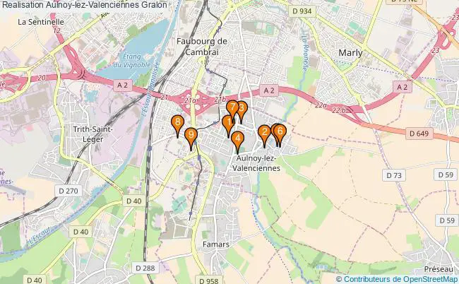 plan Realisation Aulnoy-lez-Valenciennes Associations Realisation Aulnoy-lez-Valenciennes : 10 associations