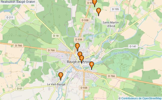 plan Realisation Baugé Associations Realisation Baugé : 8 associations