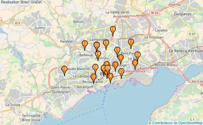 plan Realisation Brest Associations Realisation Brest : 190 associations