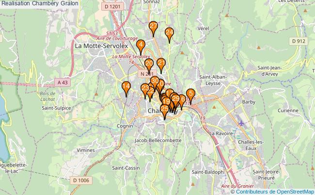 plan Realisation Chambéry Associations Realisation Chambéry : 65 associations