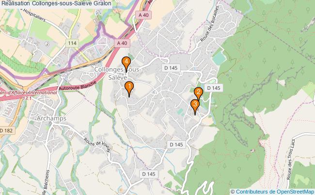 plan Realisation Collonges-sous-Salève Associations Realisation Collonges-sous-Salève : 6 associations