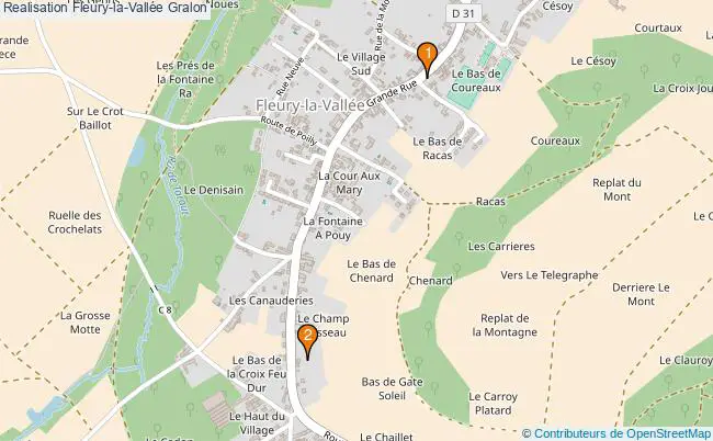 plan Realisation Fleury-la-Vallée Associations Realisation Fleury-la-Vallée : 2 associations